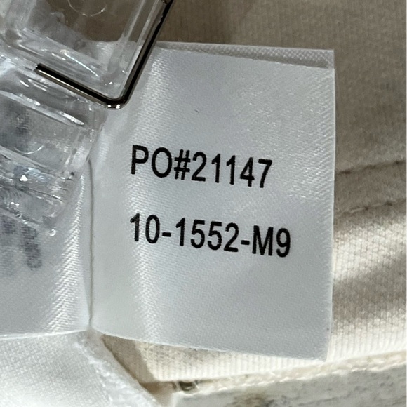 Lysse Cream Floral Print Stretch Leggings with Pockets Ab Control Size Small - Picture 10 of 12